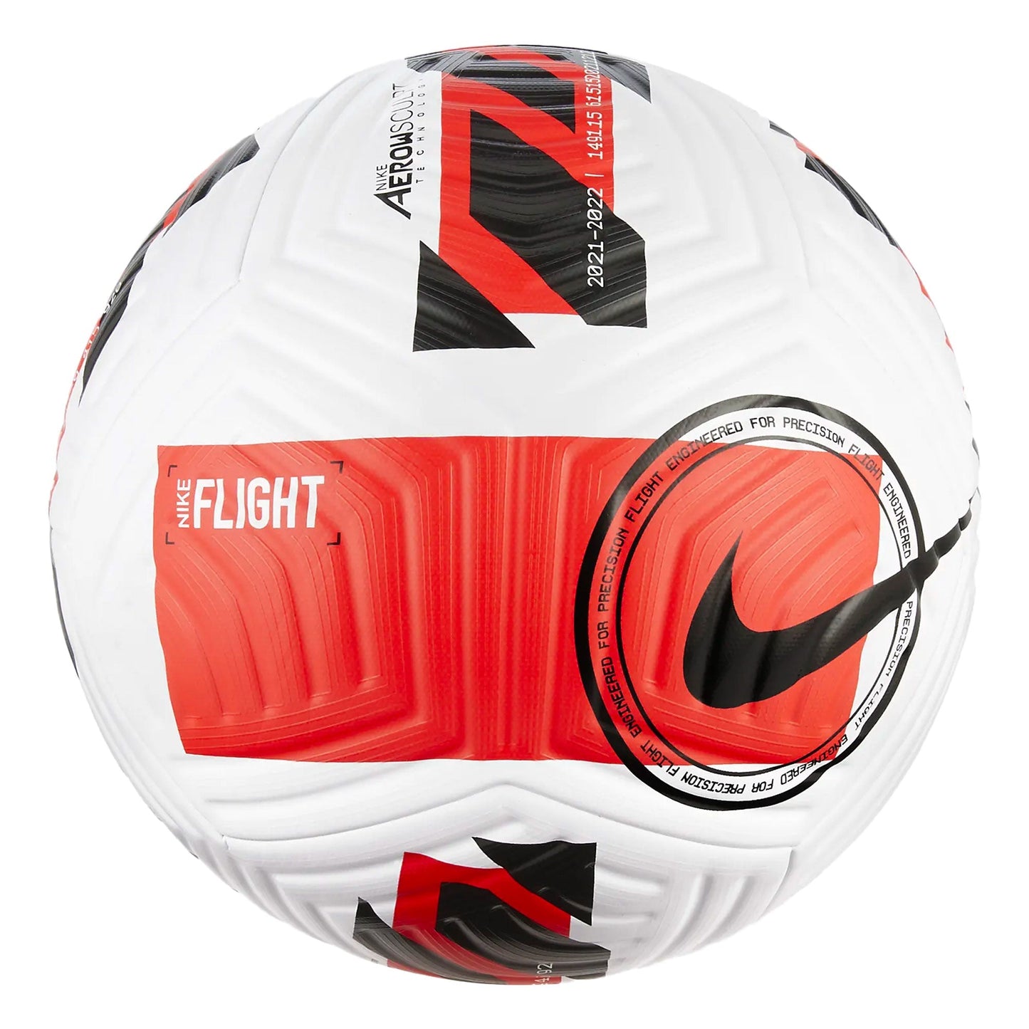 Nike Premier League 2021/22 Flight Official Match Ball White/Crimson/Black