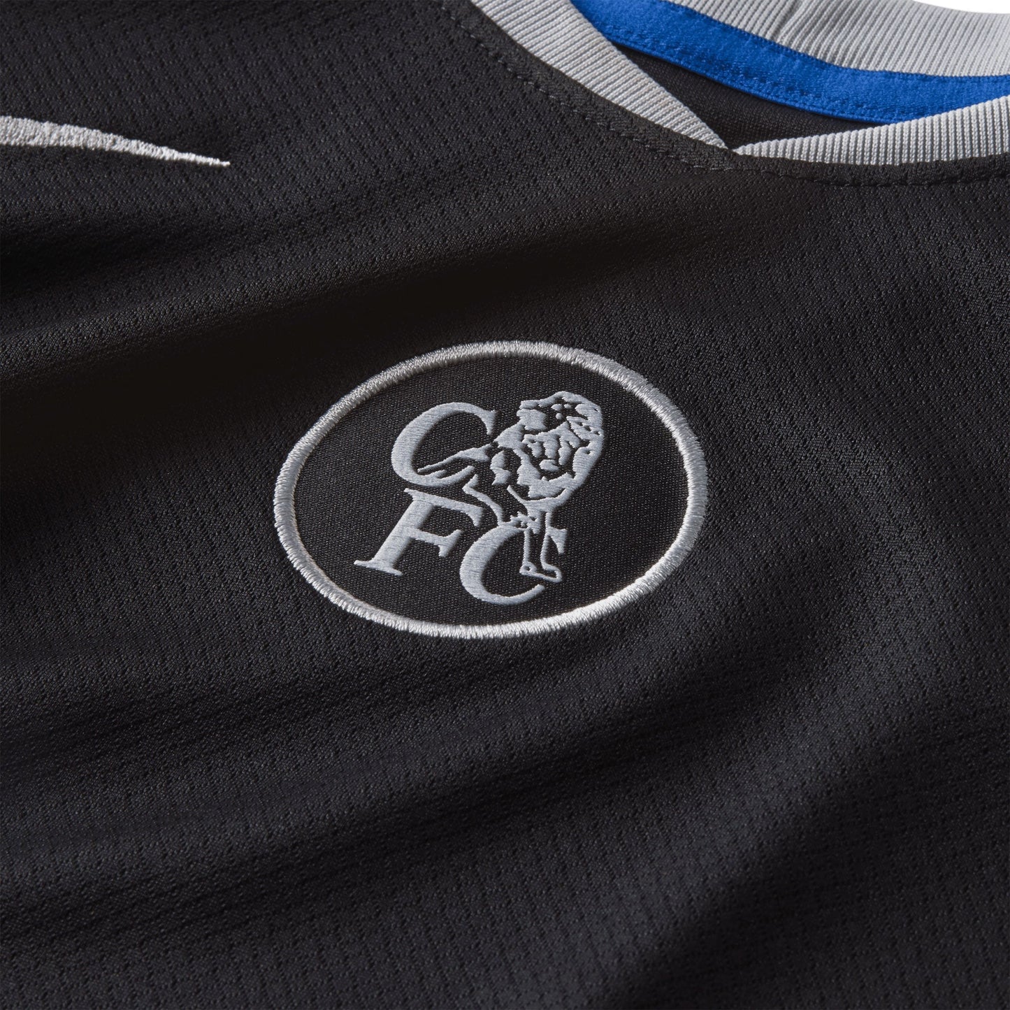 Nike Kids Chelsea 2025/26 Third Jersey Black/Silver/Blue