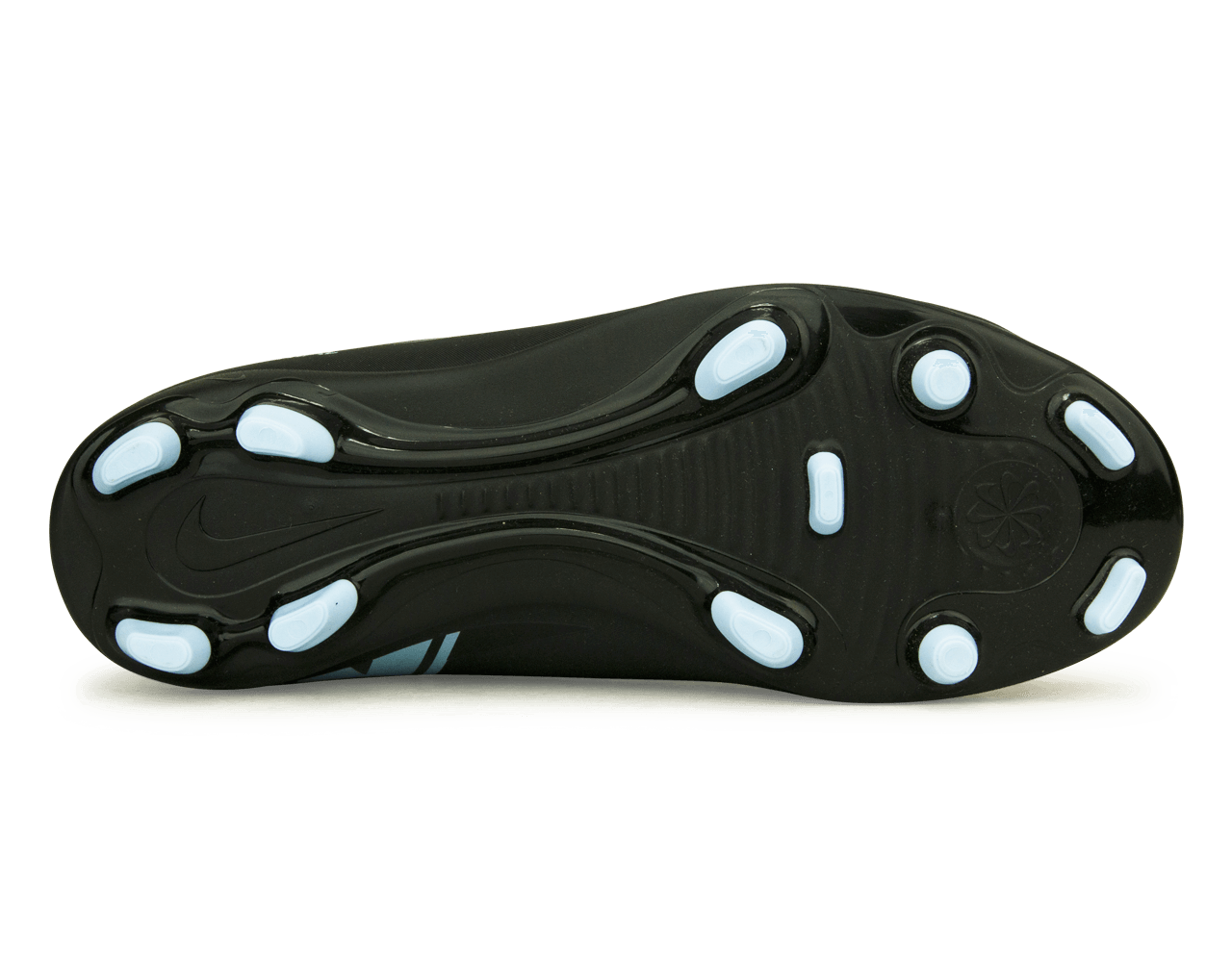 Nike Kids Zoom Mercurial Superfly 10 Club FG/MG Black/Ice Blue