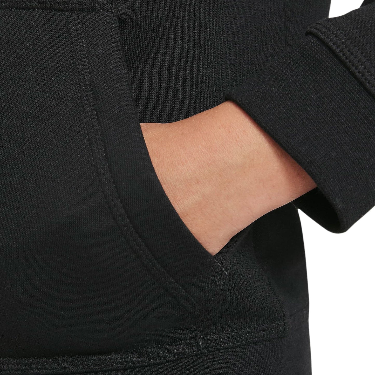 Nike Kids PSG Full Zip Fleece Hoodie Black/Arctic Punch