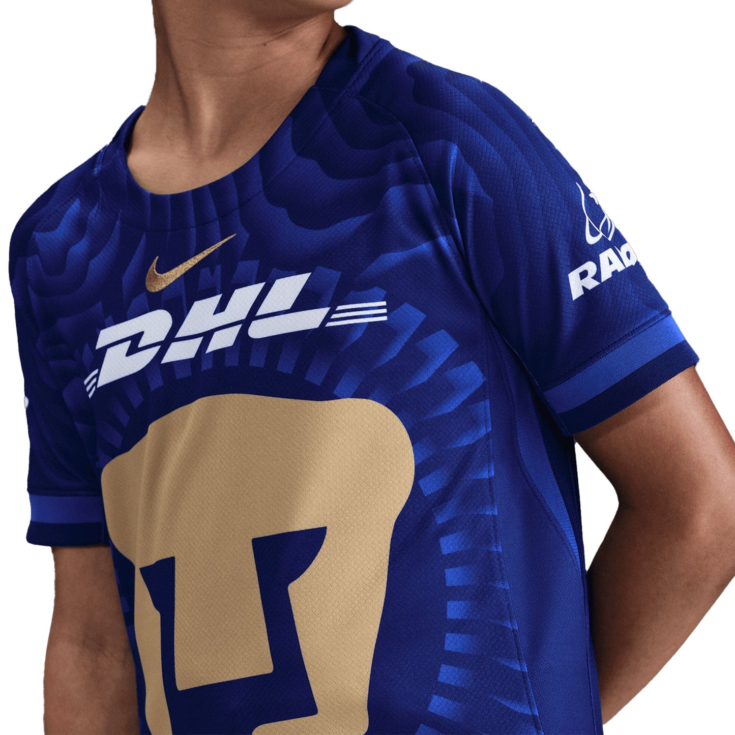 Nike Kids Pumas UNAM 2025/26 Away Jersey Royal/White/Gold