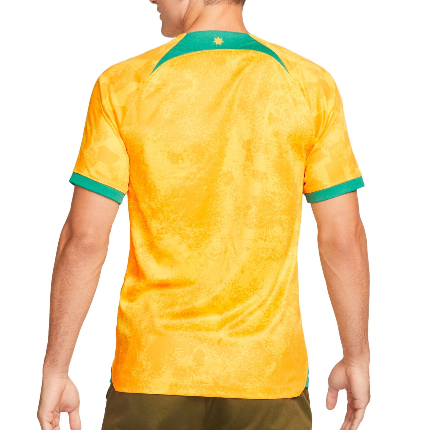 Nike Men's Australia 2022/23 Home Jersey Yellow/Green