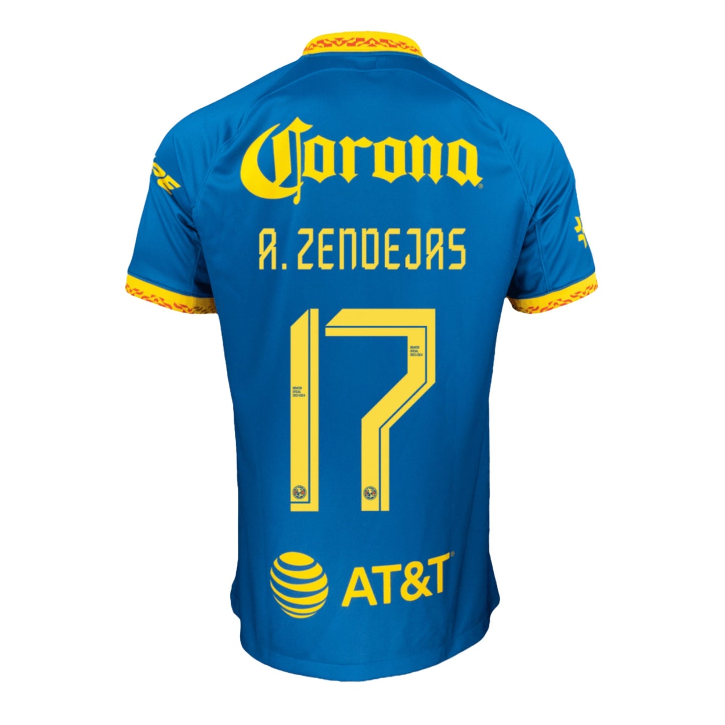 Nike Men's Club America 2023/24 Away Jersey w/ A.Zendejas #17 Printing