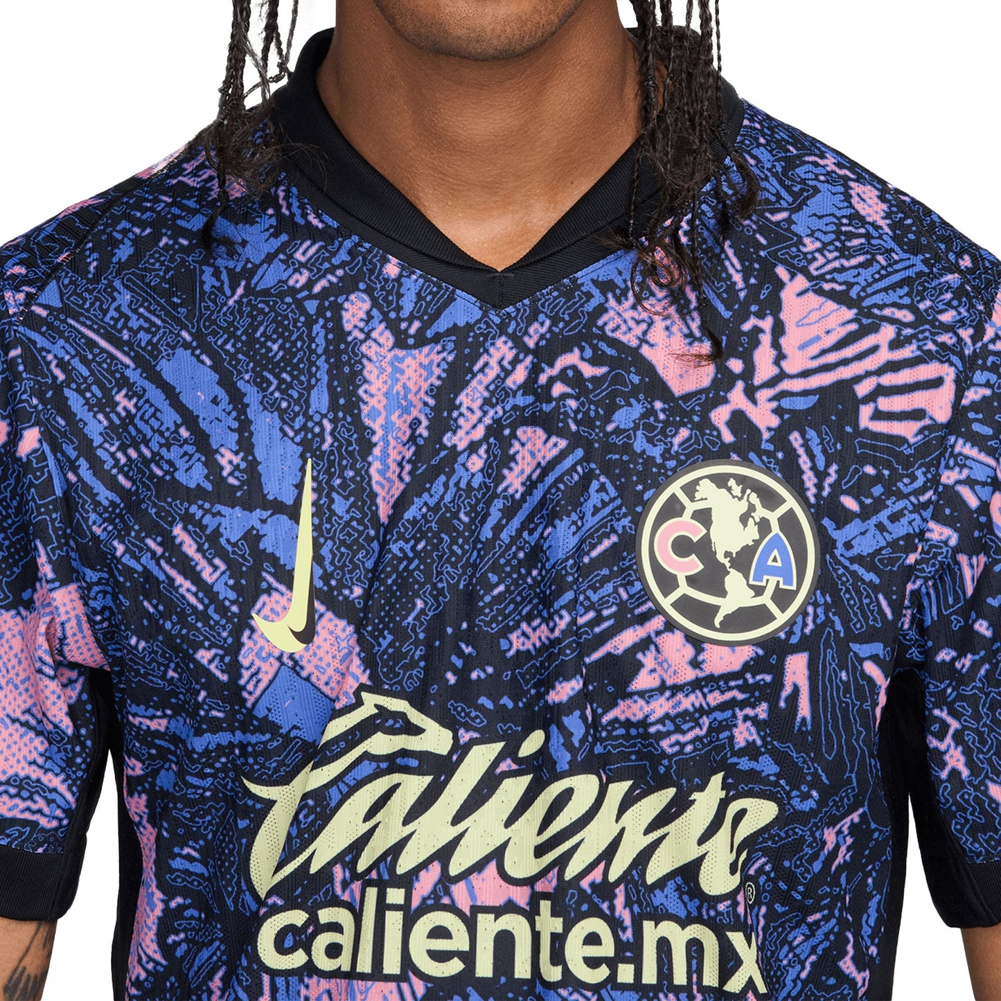 Nike Men's Club America 2024/25 Dri-FIT ADV Third Jersey Medium Blue/Lemon Chiffon