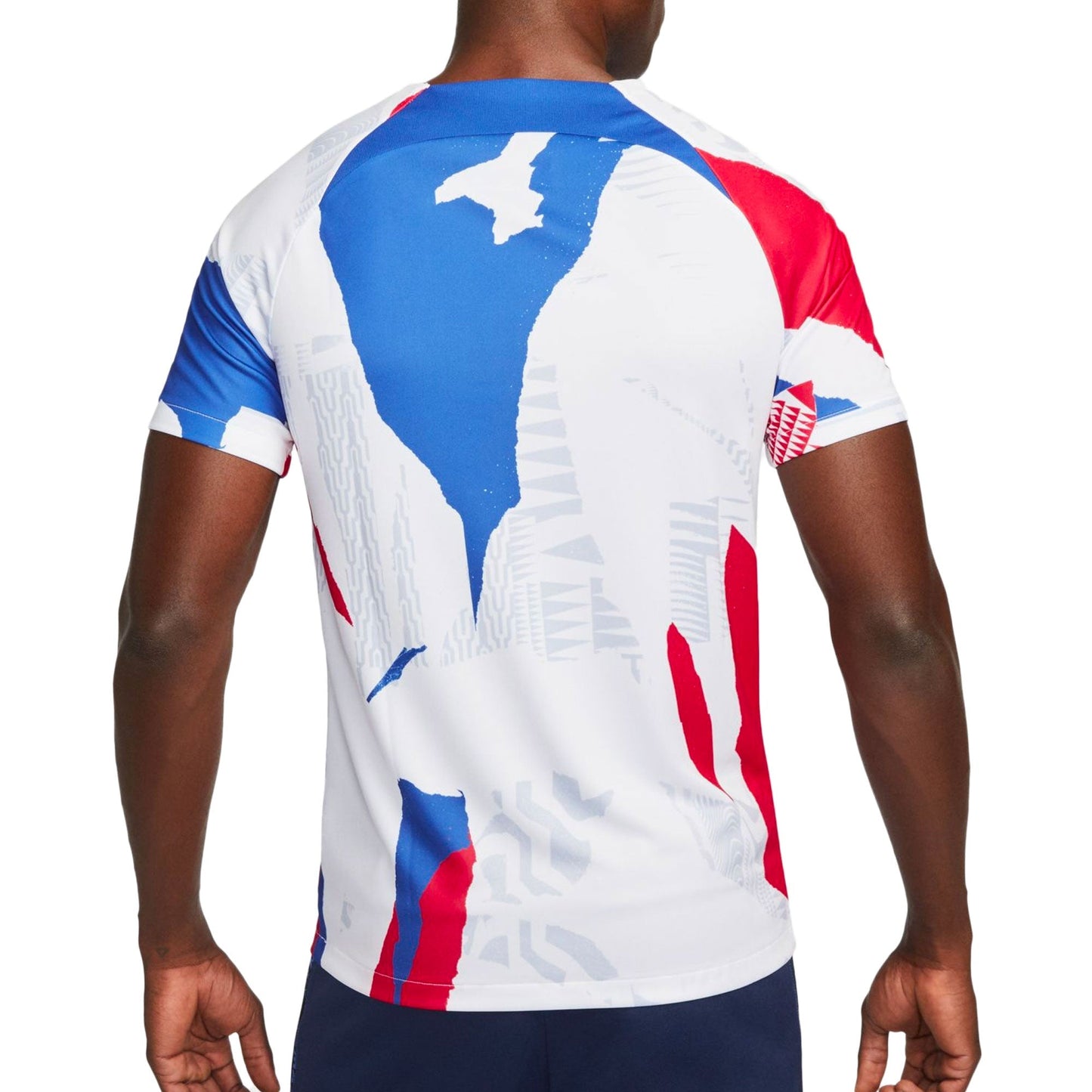 Nike Men's France 2022/23 Pre-Match Jersey White/Game Royal