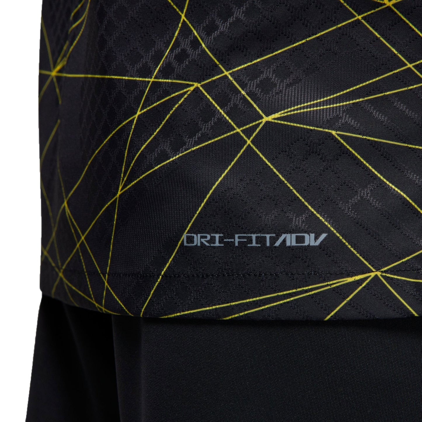 Nike Men's PSG 2022/23 Dri-FIT Fourth Jersey Black/Yellow