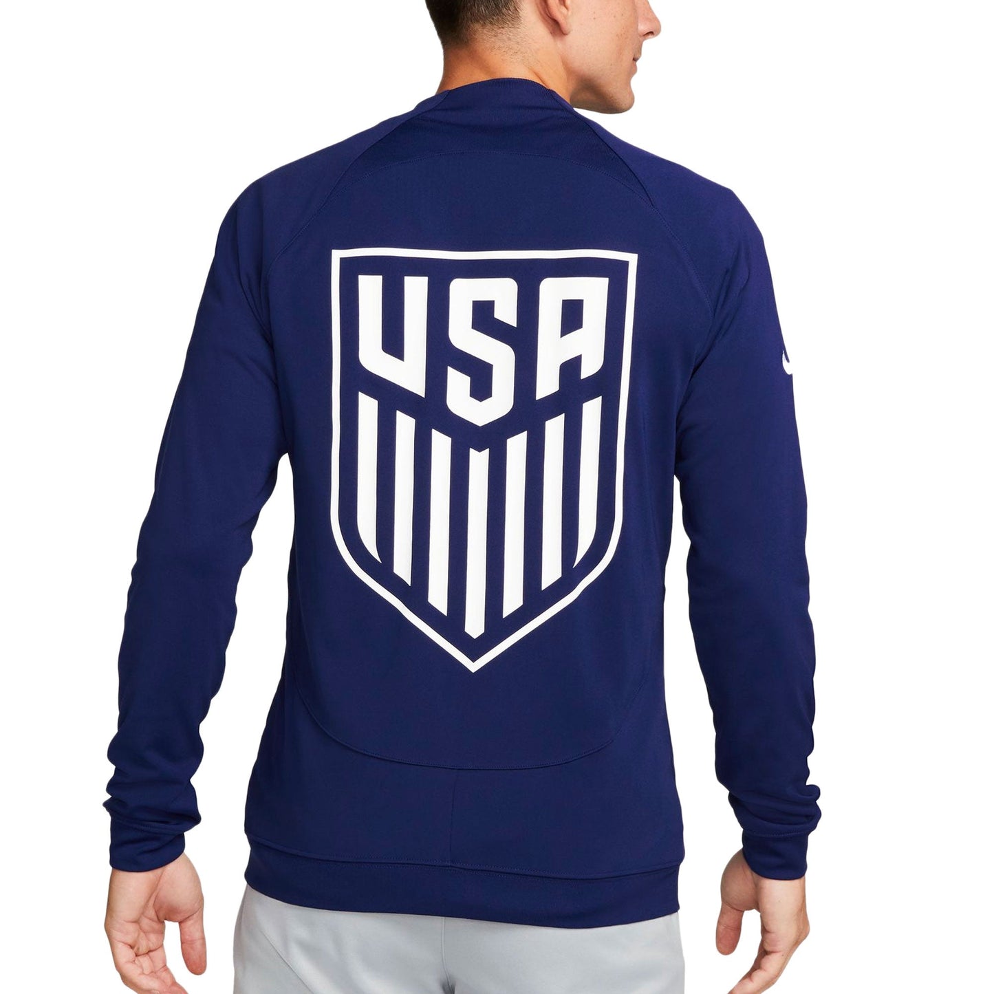 Nike Men's USA Academy Pro Jacket Loyal Blue/White