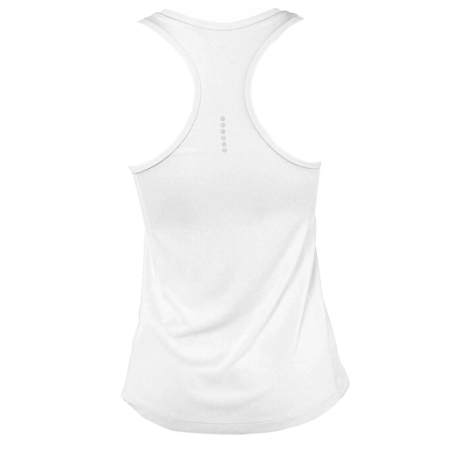 Nike Women's Dry Tank Running Sleeveless Singlet Shirt White