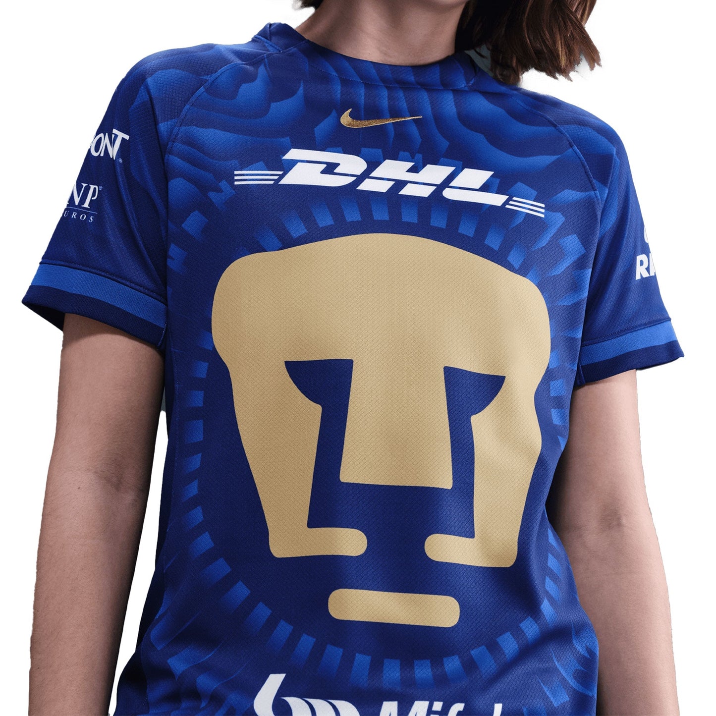 Nike Women's Pumas UNAM 2025/26 Away Jersey Royal/White/Gold