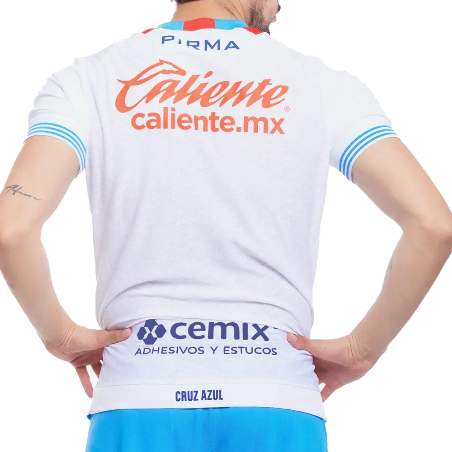 Pirma Men's Cruz Azul 2024/25 Authentic Away Jersey White/Blue