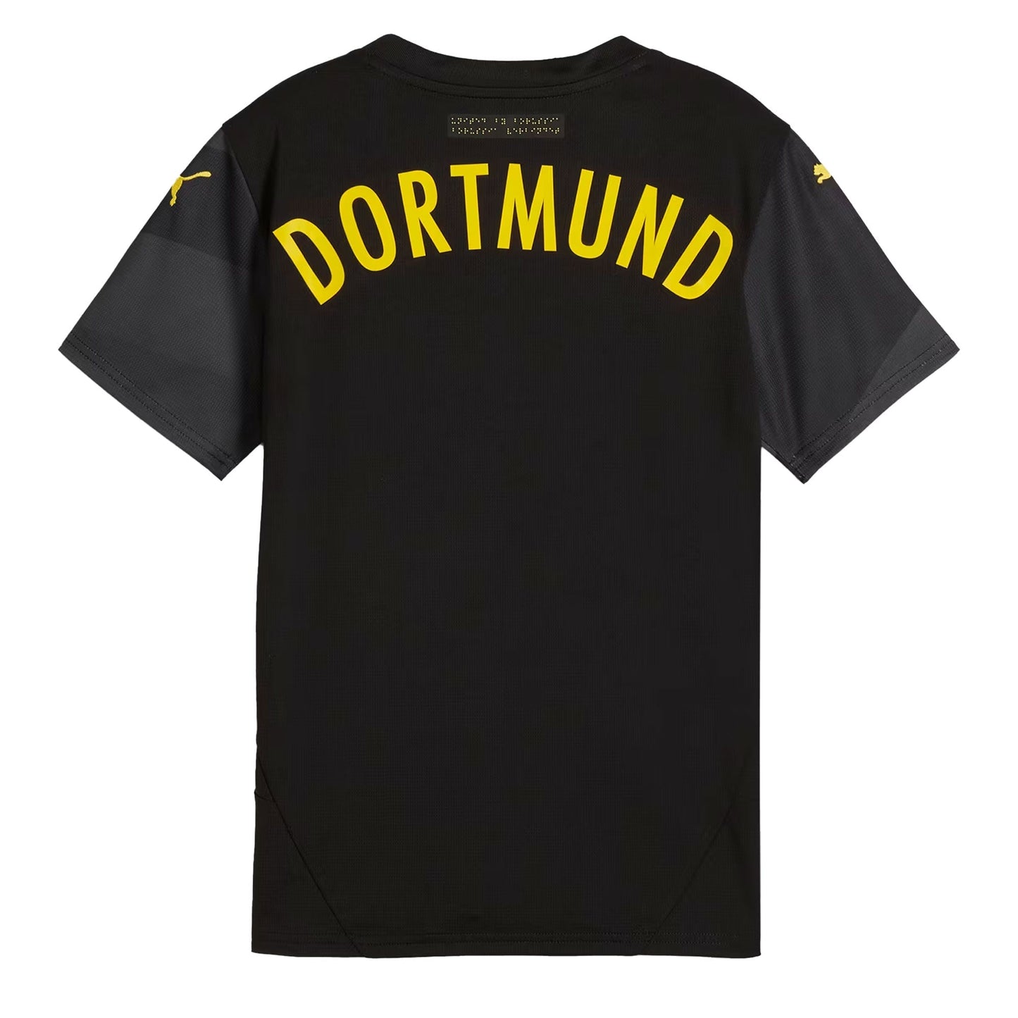 PUMA Kids Borussia Dortmund 2024/25 Away Jersey Black/Faster Yellow