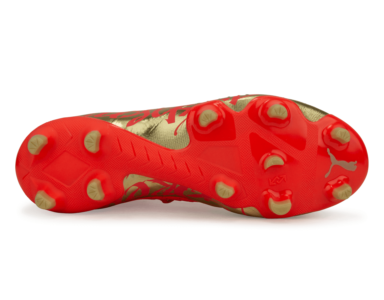PUMA Men's Neymar Jr Future 2.4 FG/AG Fiery Coral Gold