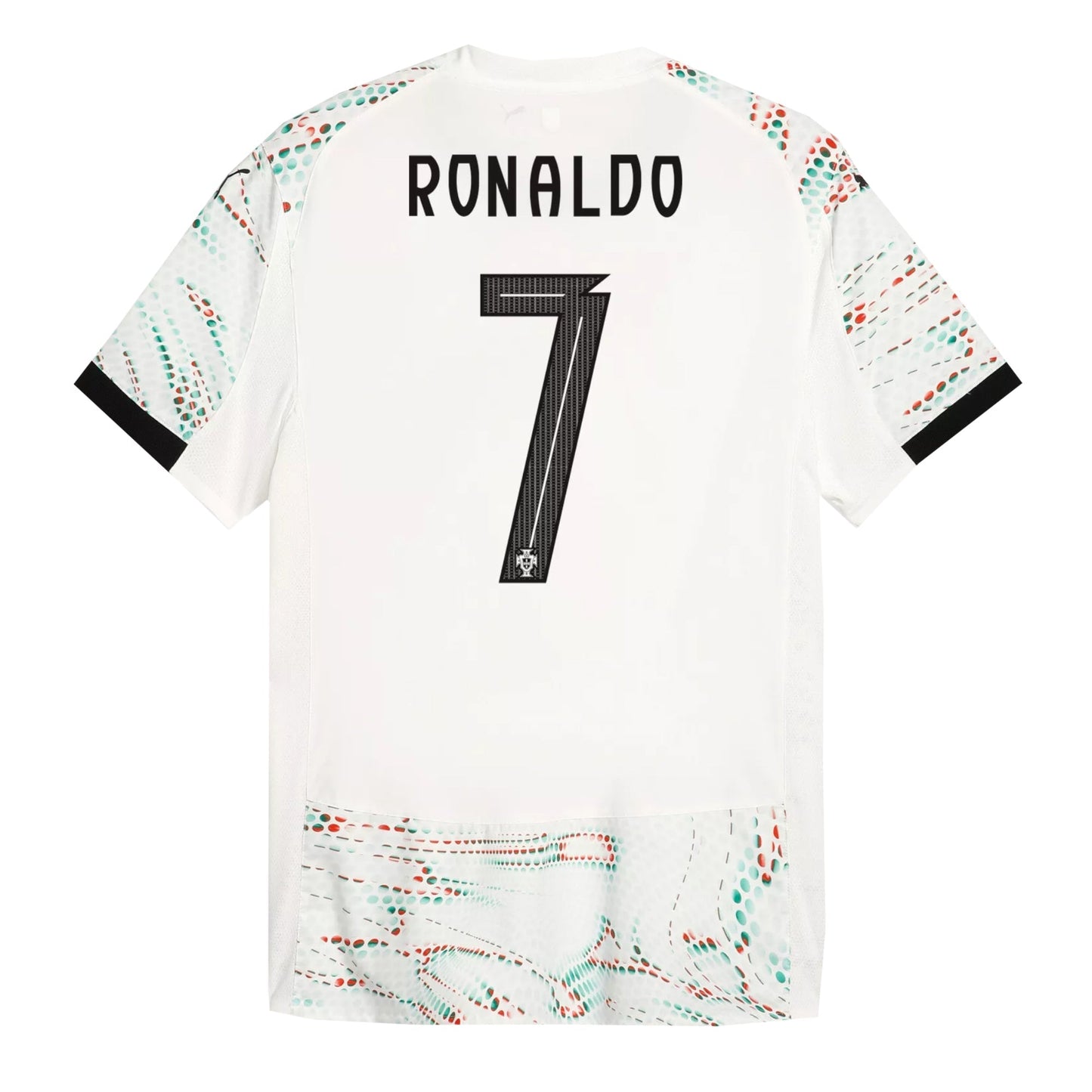 PUMA Men's Portugal 2025/26 Authentic Away Jersey w/ Ronaldo #7 Printing