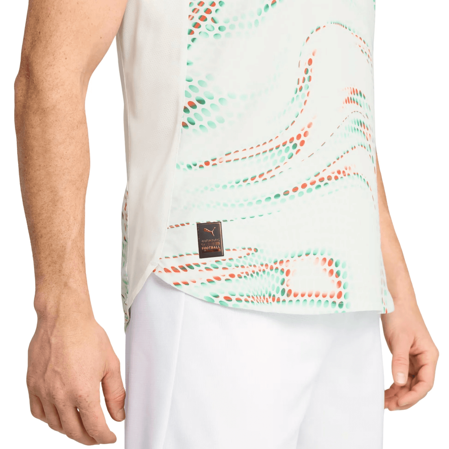 PUMA Men's Portugal 2025/26 Authentic Away Jersey White/Green/Red