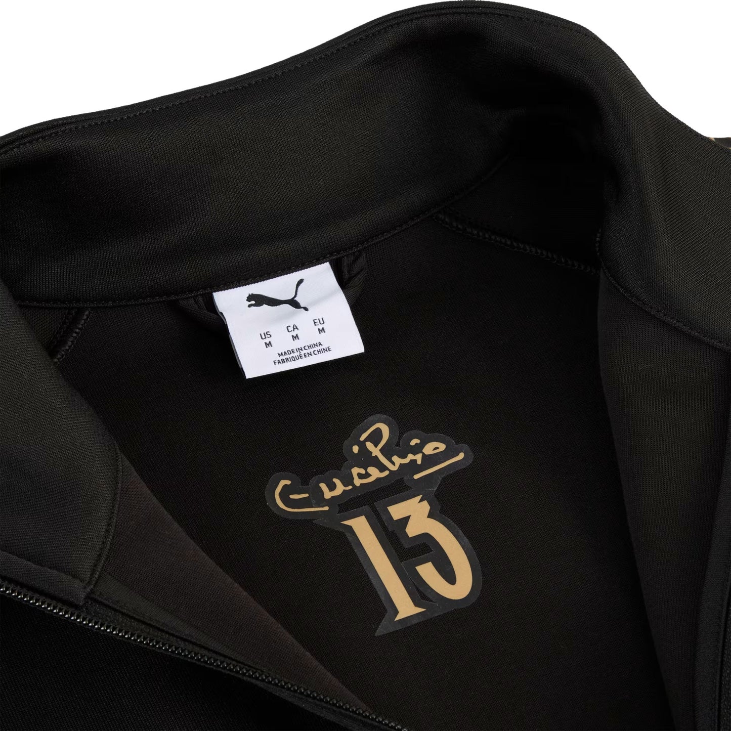 PUMA Men's Portugal 2026 Special Edition Anthem Jacket Black/Gold