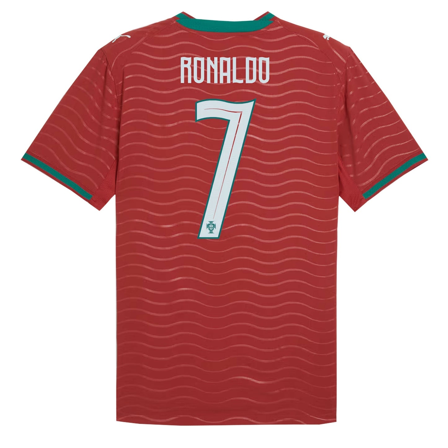 PUMA Men's Portugal World Cup 2026 Authentic Home Jersey w/ Ronaldo #7 Printing