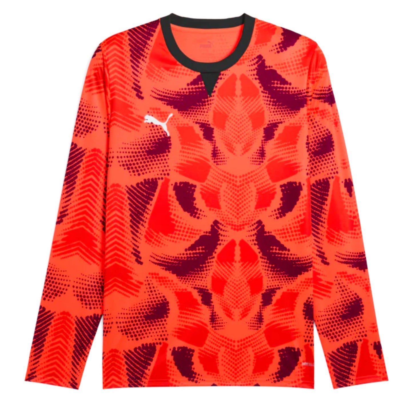 PUMA Men's Team Target Goalkeeper Long Sleeve Jersey Red/Black