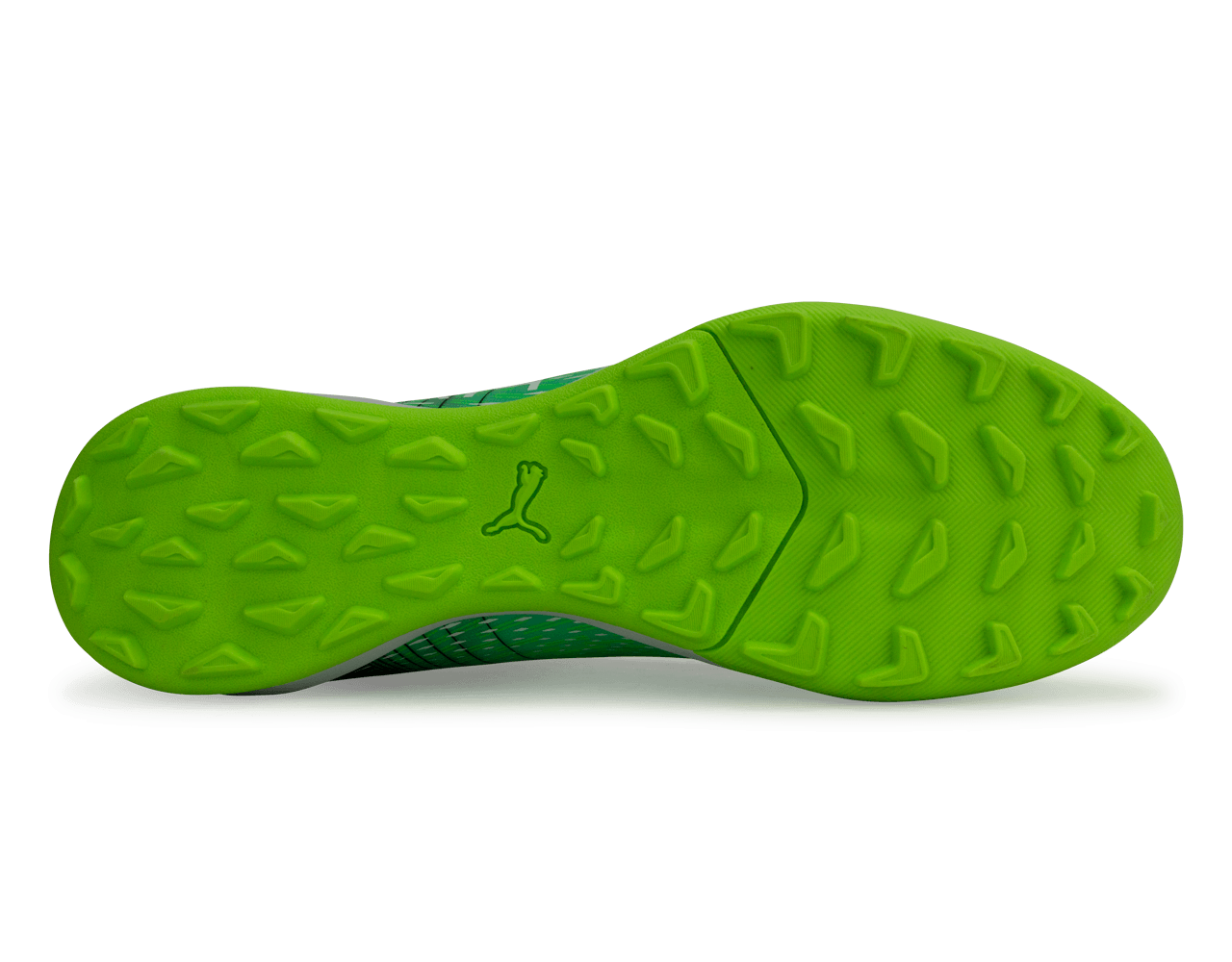 PUMA Men's Ultra 3.3 TT Turf Soccer Shoes Green/Black