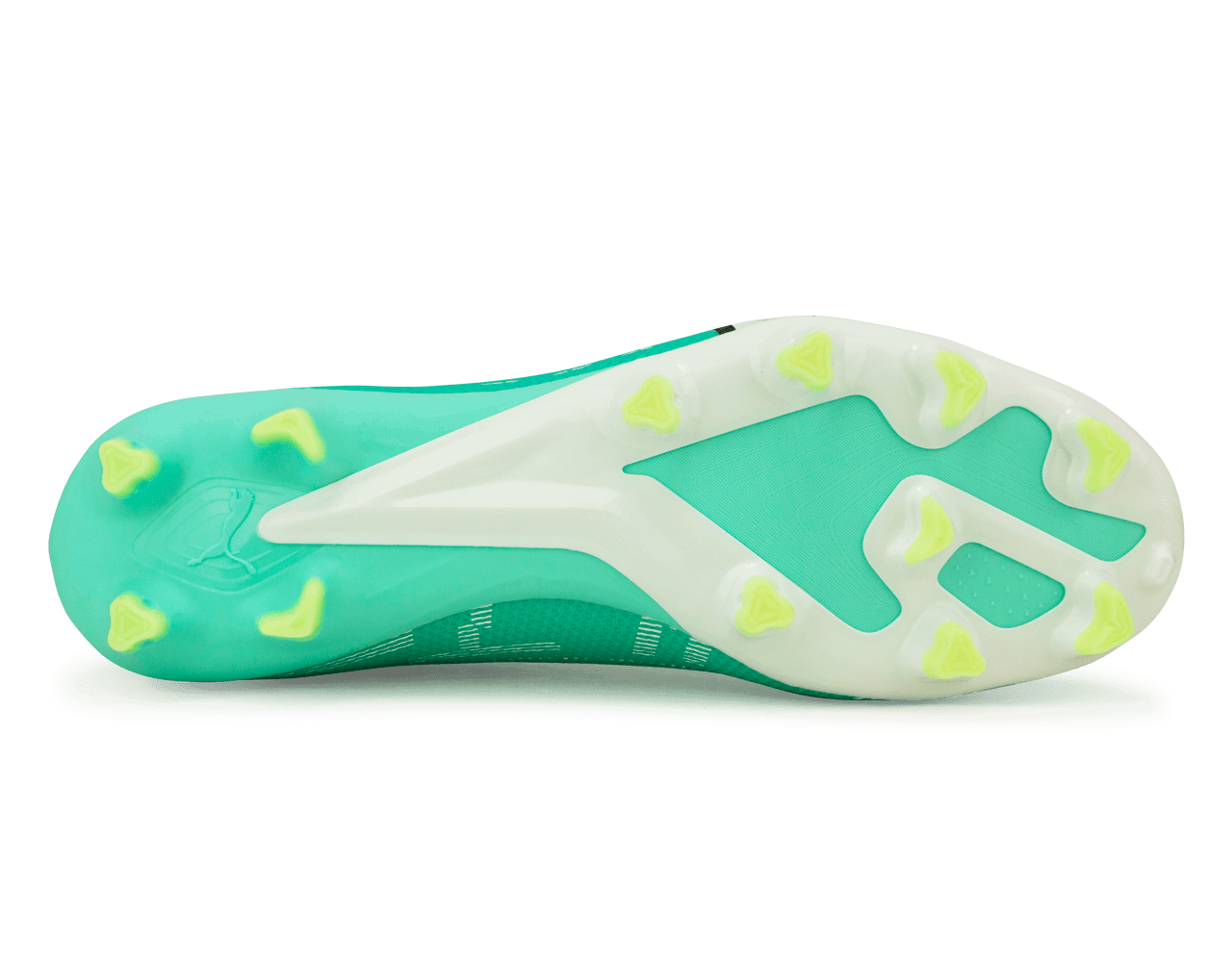 PUMA Men's Ultra Match FG/AG Pepper Mint/Yellow