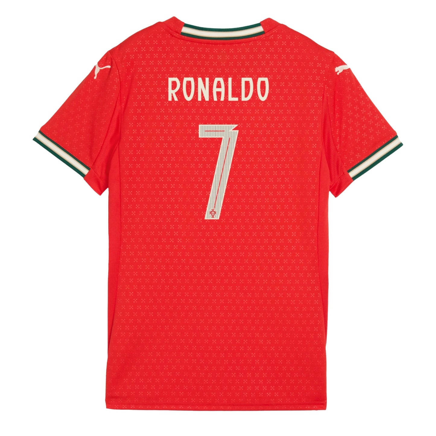 PUMA Women's Portugal 2025/26 Home Jersey w/ Ronaldo #7 Printing