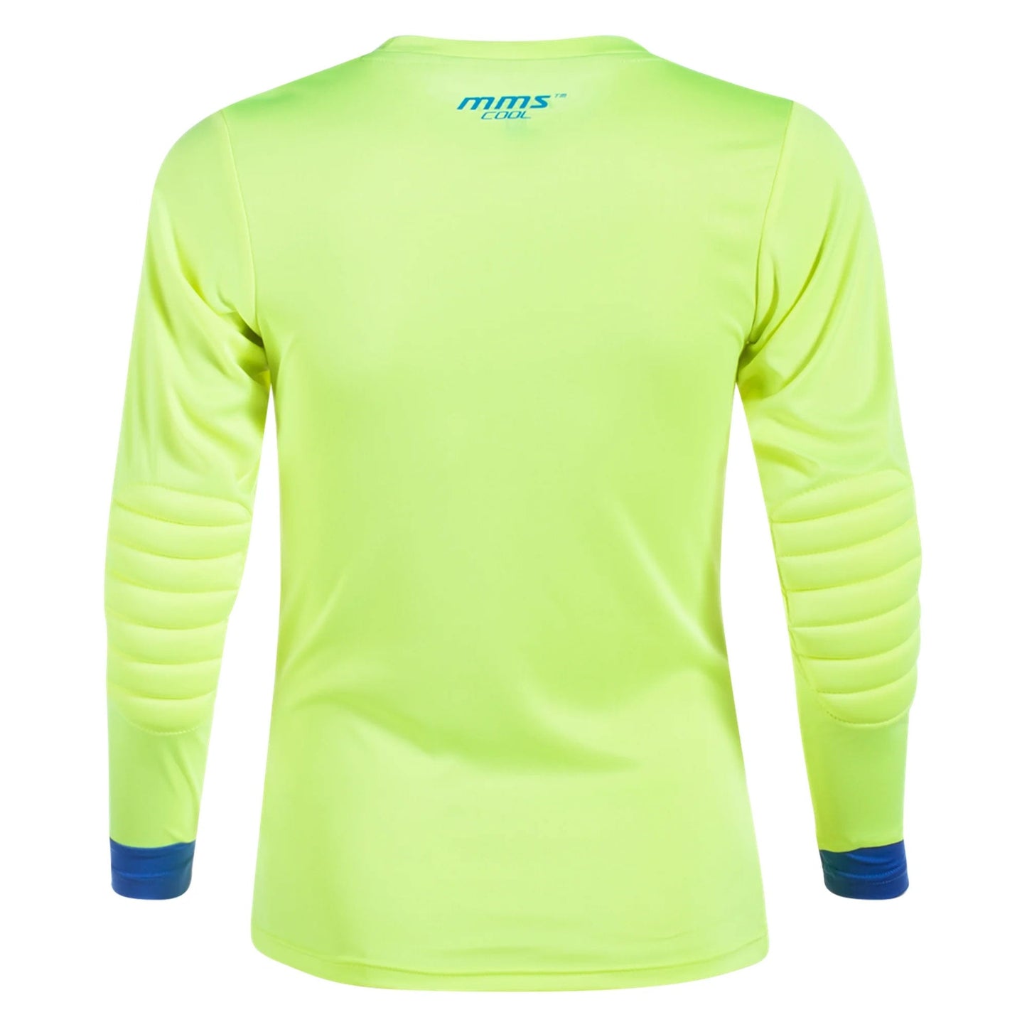 Reusch Men's Match Long Sleeve Padded Goalkeeper Jersey Yellow/Blue