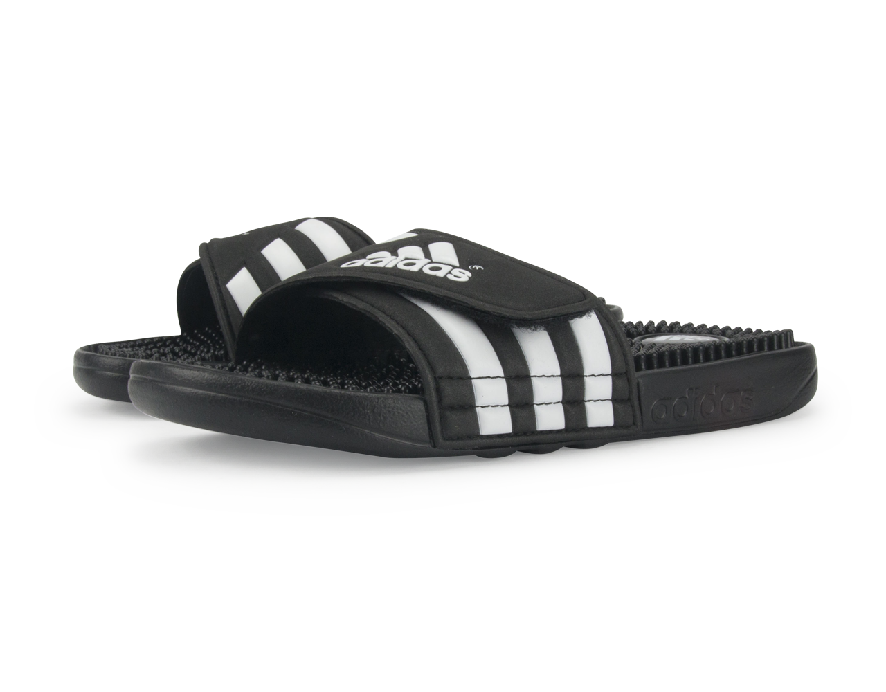 adidas Kids Adissage Sandals Black/Running White/Black