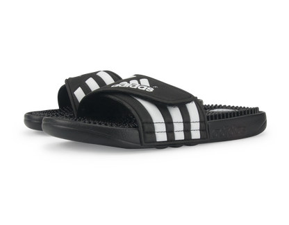adidas Kids Adissage Sandals Black/Running White/Black
