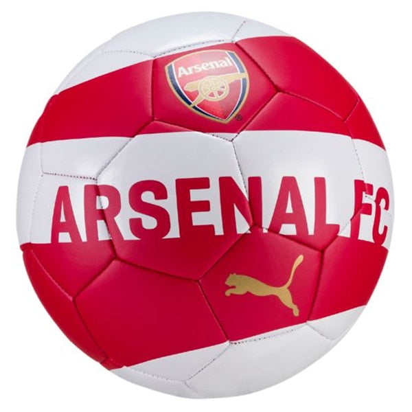 PUMA Men's Arsenal FC Fan Soccer Ball Chili Pepper/White