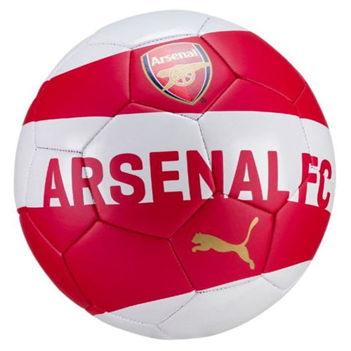 PUMA Men's Arsenal FC Fan Soccer Ball Chili Pepper/White