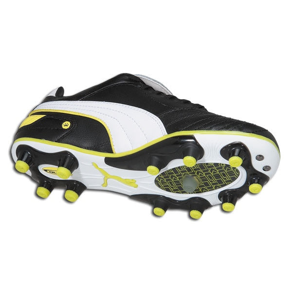 PUMA Jr King Finale i FG  Black/White/Yellow