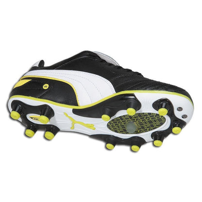 PUMA Jr King Finale i FG  Black/White/Yellow