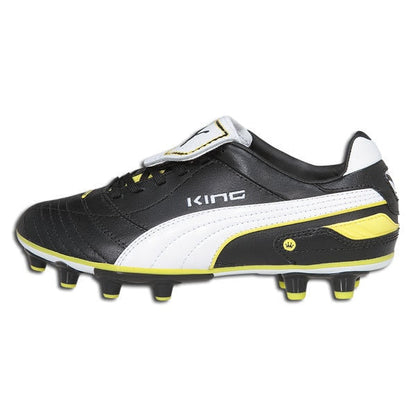 PUMA Jr King Finale i FG  Black/White/Yellow