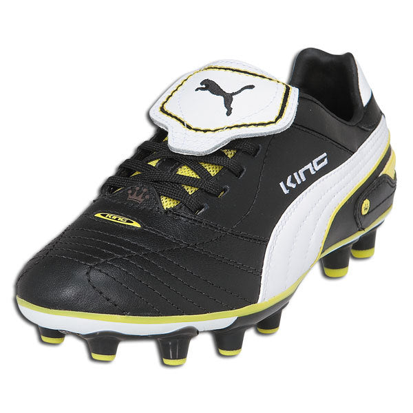 PUMA Jr King Finale i FG  Black/White/Yellow