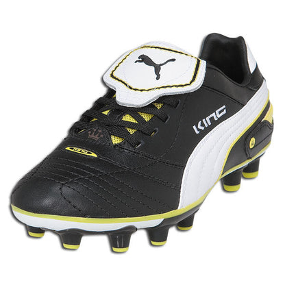 PUMA Jr King Finale i FG  Black/White/Yellow