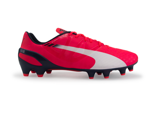 PUMA Men's evoSPEED1.3 FG Bright Plasma/White/Peacoat