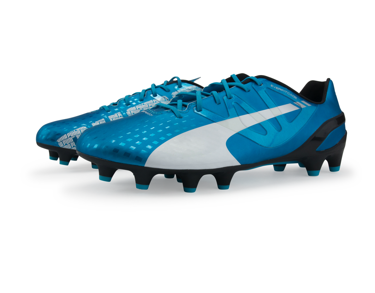 PUMA Men's evoSPEED 1.3 FG Hawaiian Ocean/White/Black