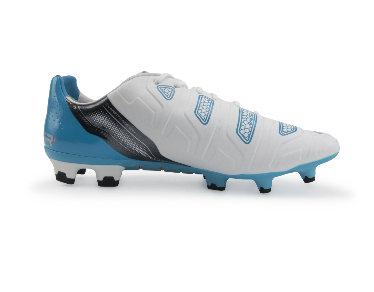 PUMA Men's evoPOWER 1.2 FG White/Black/Hawaiian Ocean