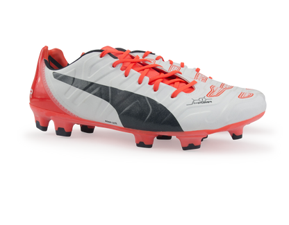 PUMA Men's evoPOWER 1.2 FG White/Total Eclipse/Lava Blast