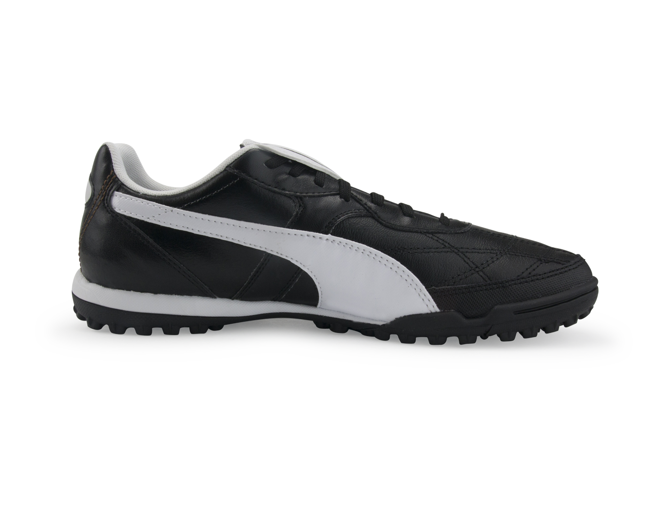 PUMA Men's Esito Classico Turf Soccer Shoes  Black/White/Bronze