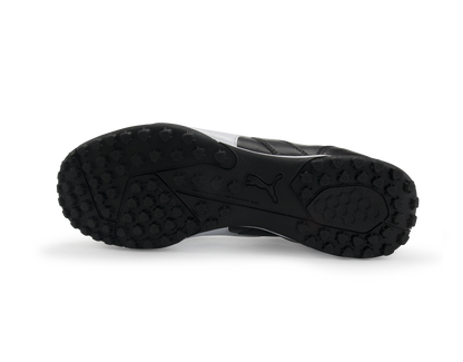 PUMA Men's Esito Classico Turf Soccer Shoes  Black/White/Bronze