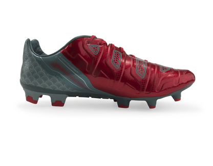 PUMA Men's evoPOWER 1.2 Graphic FG High Risk Red/White/Sea Pine