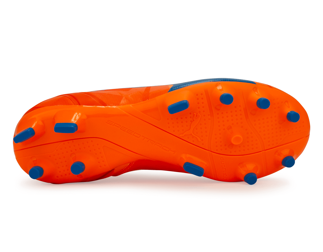 PUMA Kids evoSPEED 4 H2H FG Orange Clown Fish/Electric Blue Lemonade