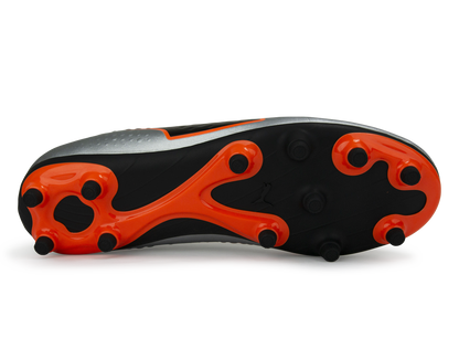 PUMA Kids One 4 Syn FG Silver/Orange/Black