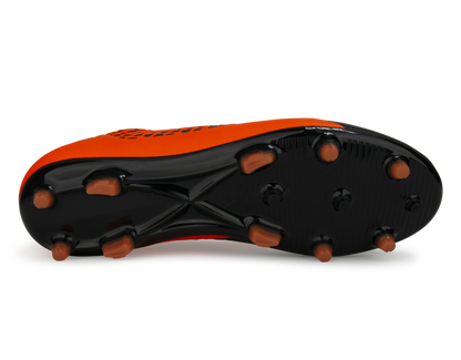PUMA Kids FUTURE 2.4 NETFIT FG/AG Black/Shocking Orange