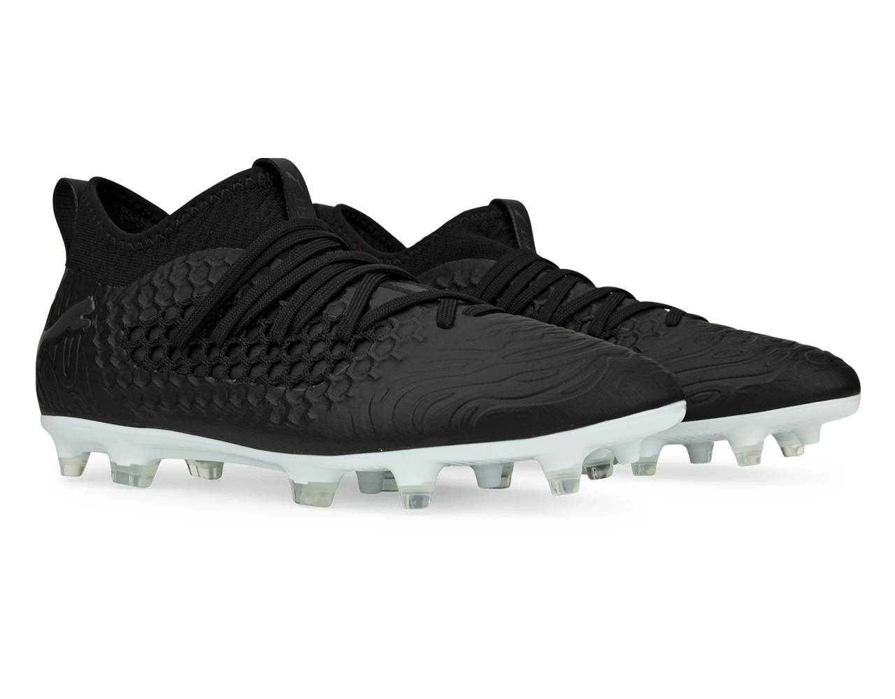 PUMA Men's Future 19.3 NetFit FG Shift Black/White