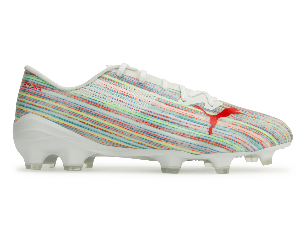 PUMA Men's Ultra 2.2 FG/AG White/Red
