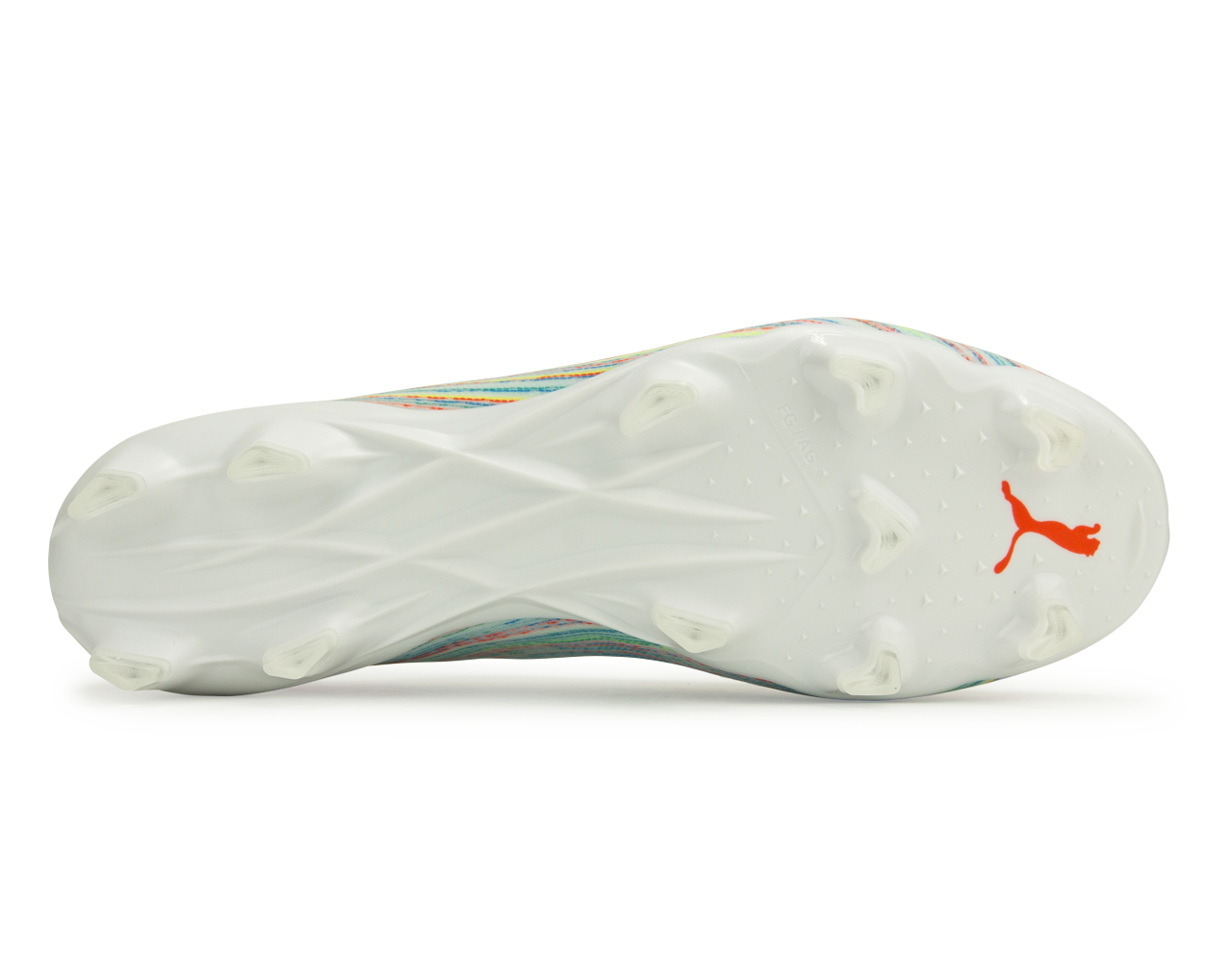 PUMA Men's Ultra 2.2 FG/AG White/Red