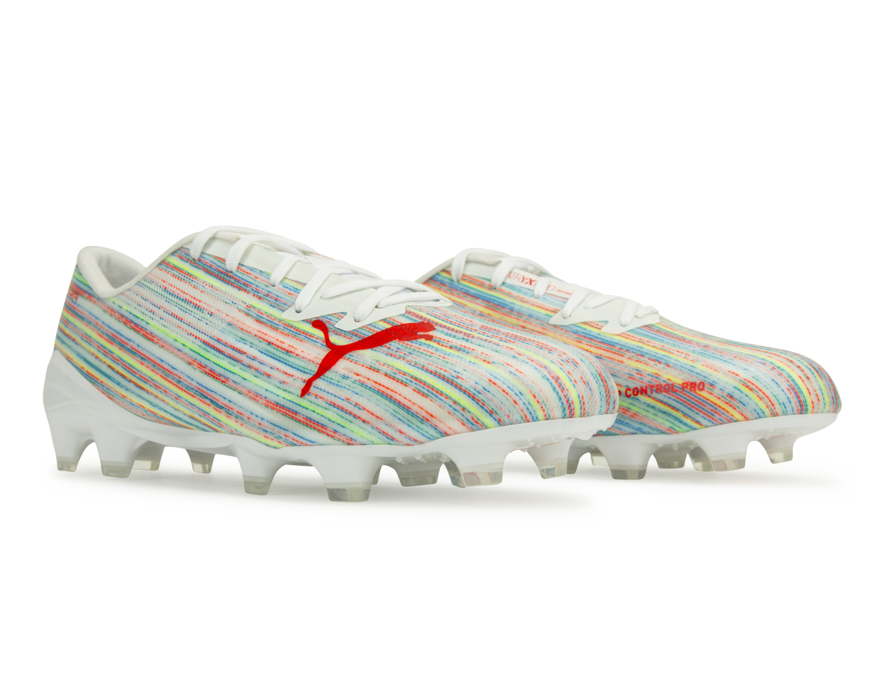 PUMA Men's Ultra 2.2 FG/AG White/Red