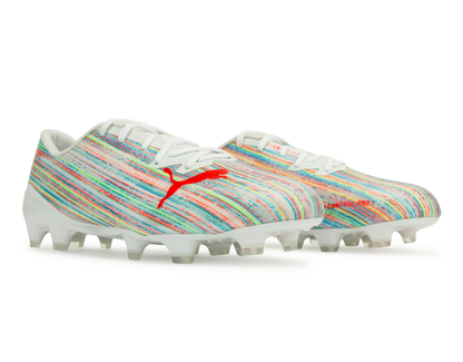 PUMA Men's Ultra 2.2 FG/AG White/Red