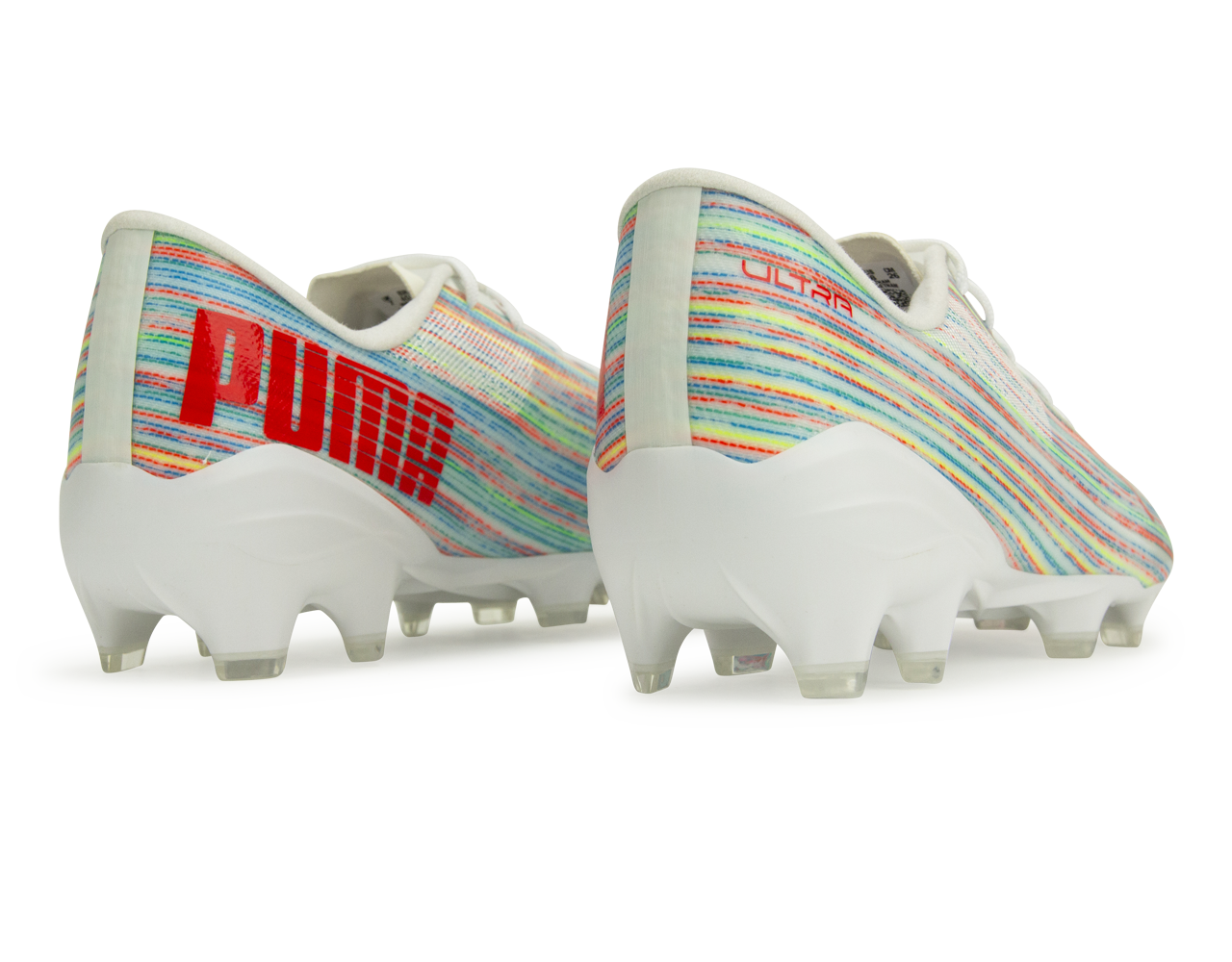 PUMA Men's Ultra 2.2 FG/AG White/Red